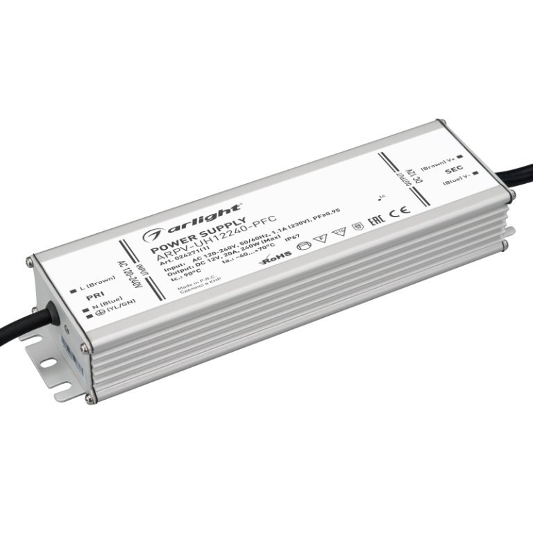 Блок питания Arlight ARPV-UH12240-PFC (12V, 20.0A, 240W) 024271(1) Блок питания Arlight ARPV-UH12240-PFC (12V, 20.0A, 240W) 024271(1)