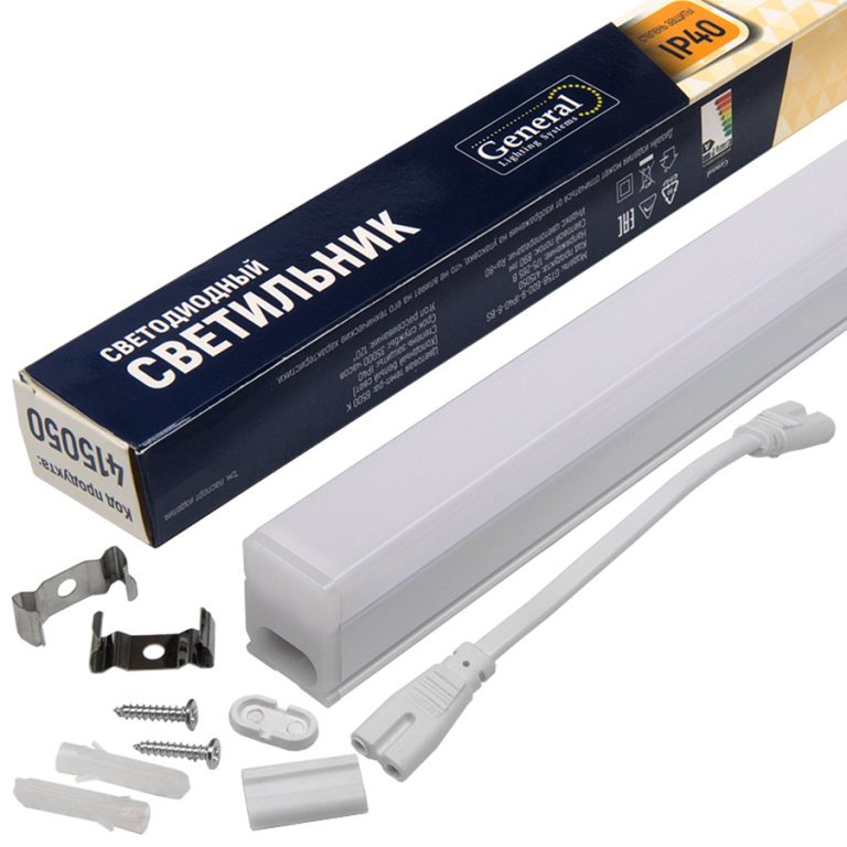 Линейный светильник General GT5B-900-15-IP40-4-BS 415047 Линейный светильник General GT5B-900-15-IP40-4-BS 415047