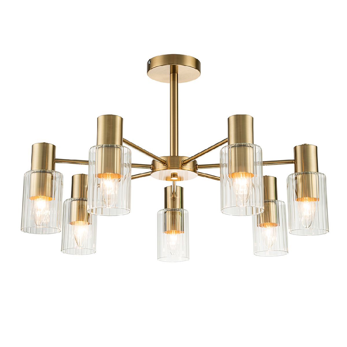 Люстра на штанге Escada Diversity 2120/7P Gold Люстра на штанге Escada Diversity 2120/7P Gold