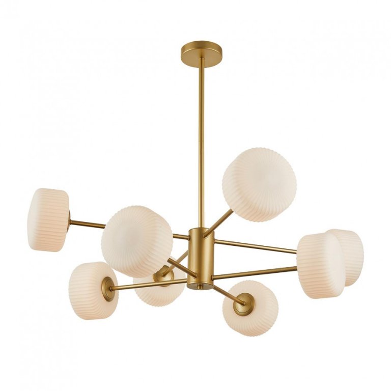 Люстра на штанге IMEX Avalon MD.9366-8-P-MGD Люстра на штанге IMEX Avalon MD.9366-8-P-MGD