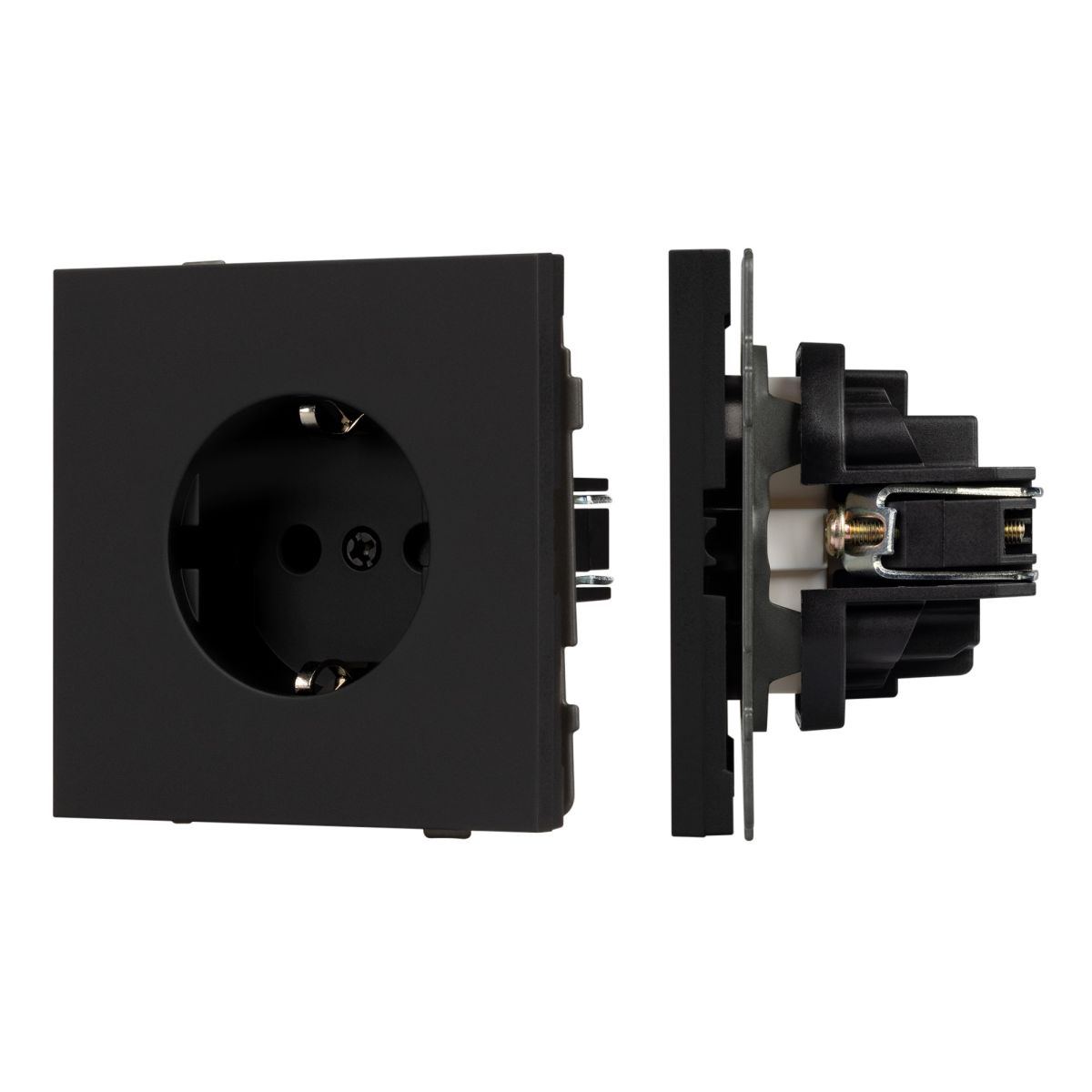 Механизм электрической розетки Arlight SCT-NOBE-MEU1-SFPL-BK (230V, 16A) 054277