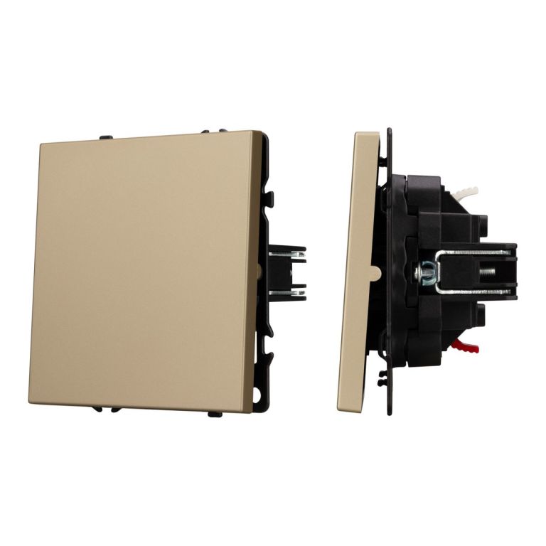 Механизм выключателя одноклавишный непроходной Arlight SWT-NOBE-MK01-SFPL-GD (230V, 10A) 054244 Механизм выключателя одноклавишный непроходной Arlight SWT-NOBE-MK01-SFPL-GD (230V, 10A) 054244