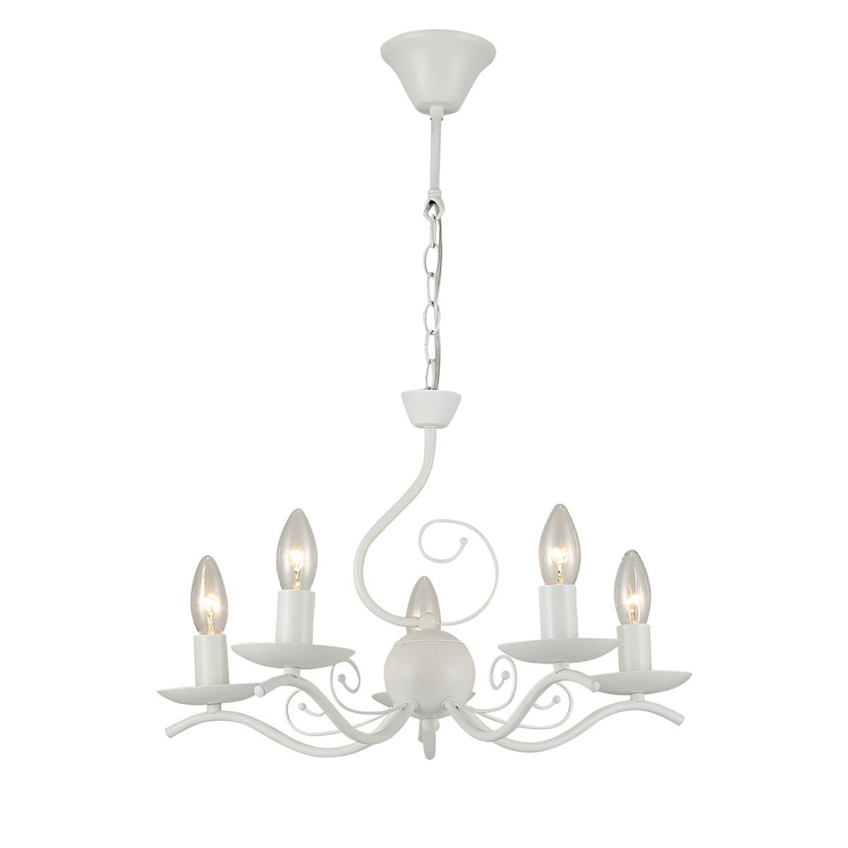 Подвесная люстра Escada Cantata 2103/5S White Подвесная люстра Escada Cantata 2103/5S White