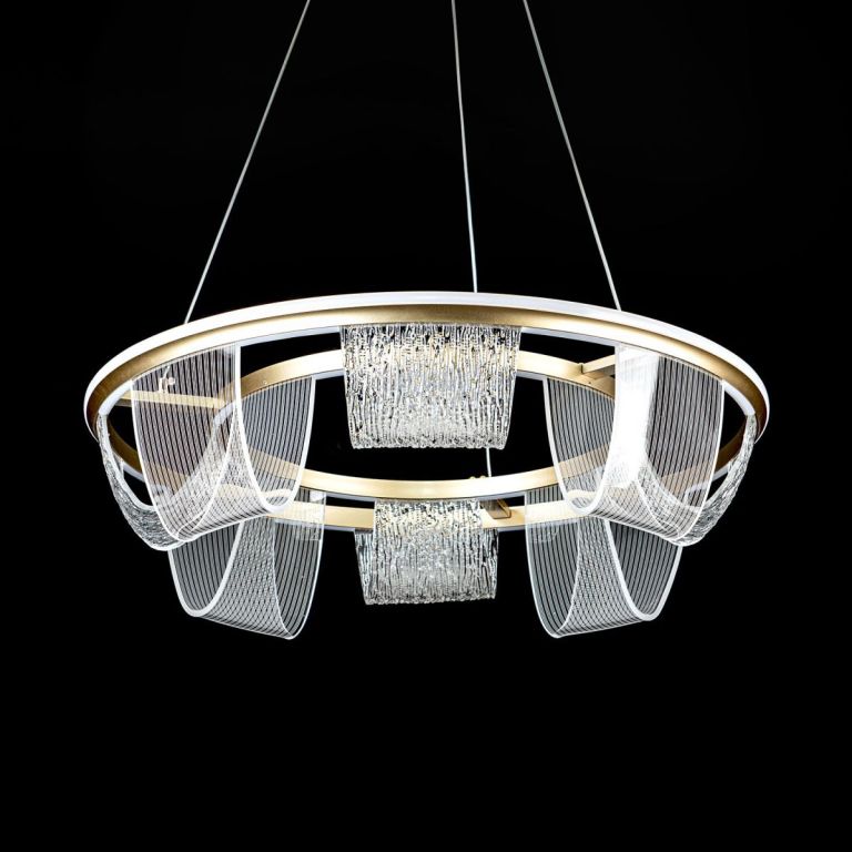 Подвесная люстра LED4U L7706-630 GD Подвесная люстра LED4U L7706-630 GD