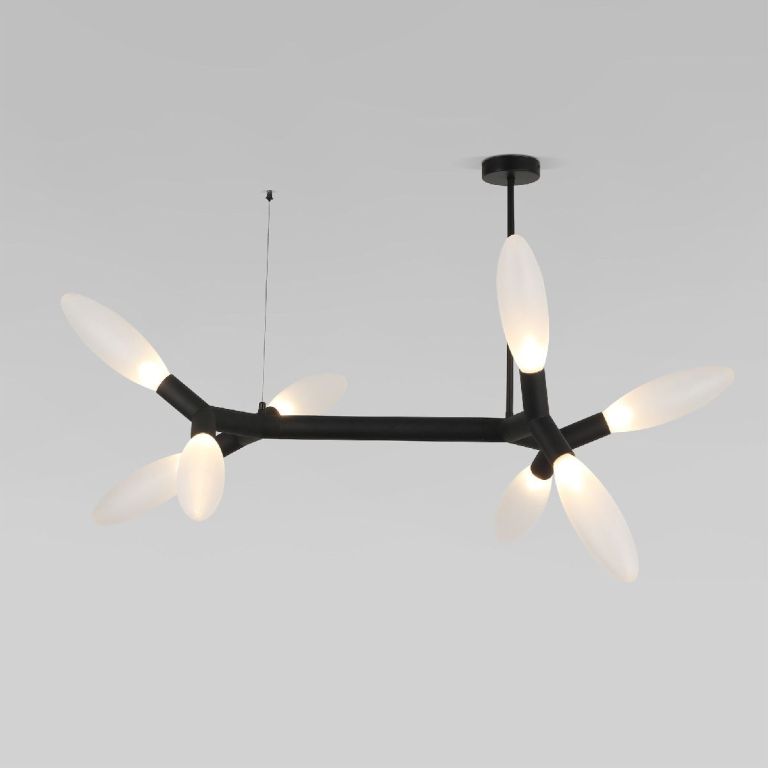 Потолочная люстра Eurosvet Covalent 30180 черный a069156 Потолочная люстра Eurosvet Covalent 30180 черный a069156