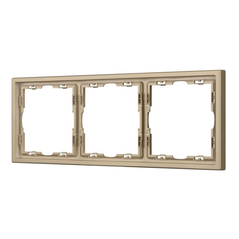 Рамка пластиковая Arlight FRM-NOBE-SFPL-3-GD 054221 Рамка пластиковая Arlight FRM-NOBE-SFPL-3-GD 054221