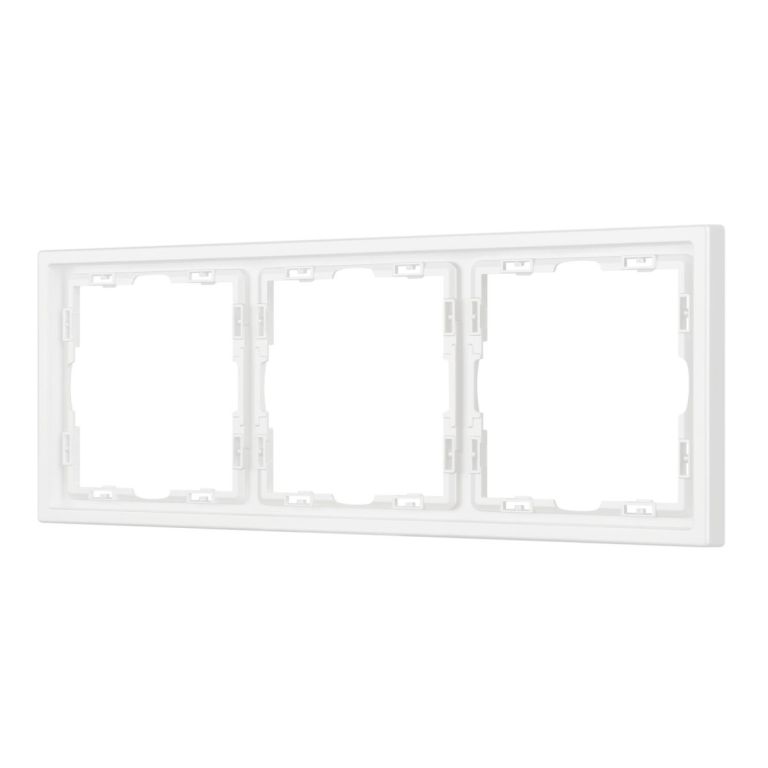 Рамка пластиковая Arlight FRM-NOBE-SFPL-3-WH 054219 Рамка пластиковая Arlight FRM-NOBE-SFPL-3-WH 054219