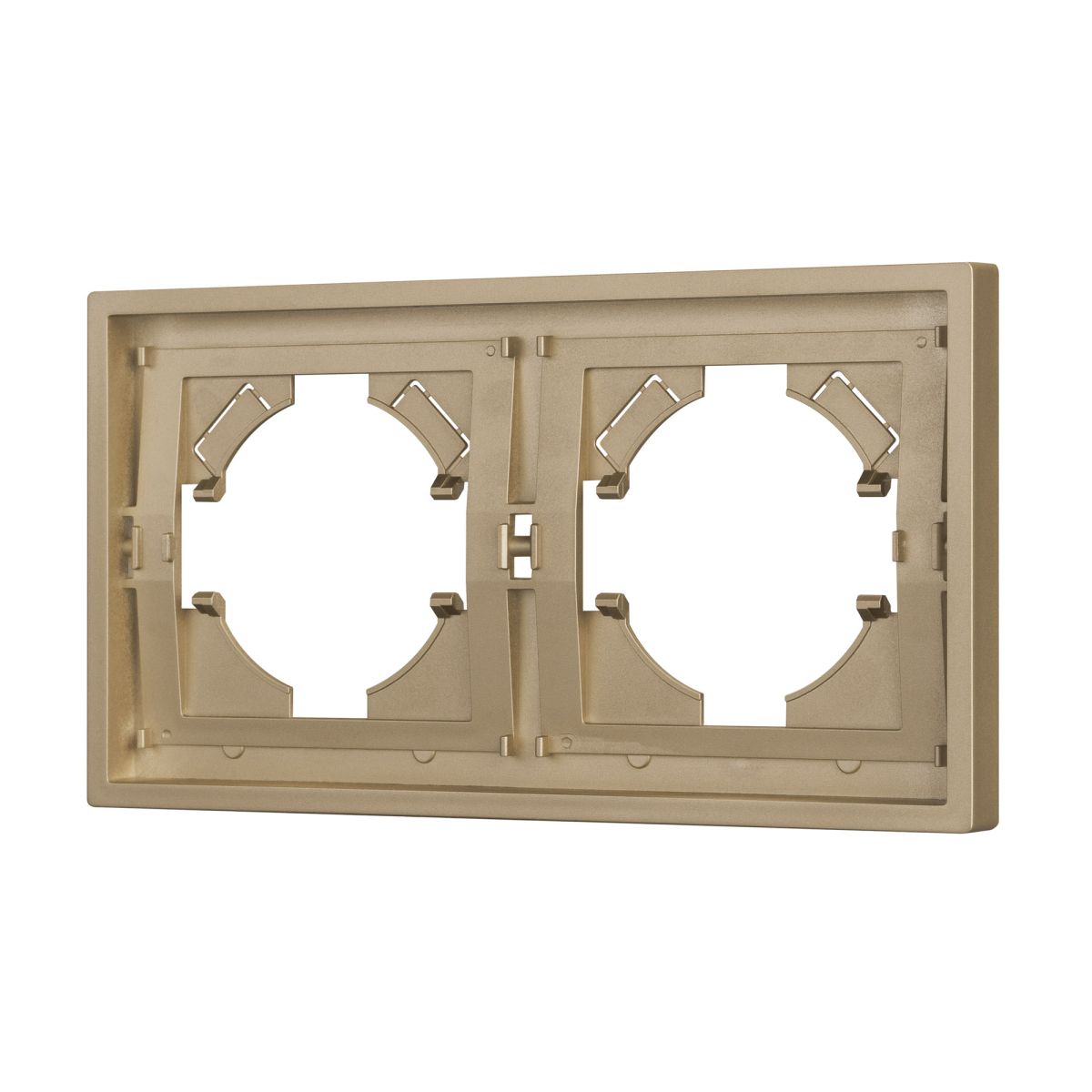 Рамка пластиковая на 2 поста Arlight FRM-TENDO-SFPL-2-GD 054647