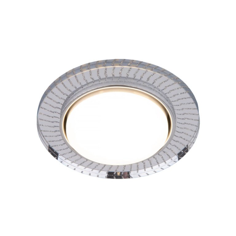 Встраиваемый светильник Elektrostandard 3033 GX53 CL/SL прозрачный/серебро 4690389142413 Встраиваемый светильник Elektrostandard 3033 GX53 CL/SL прозрачный/серебро 4690389142413