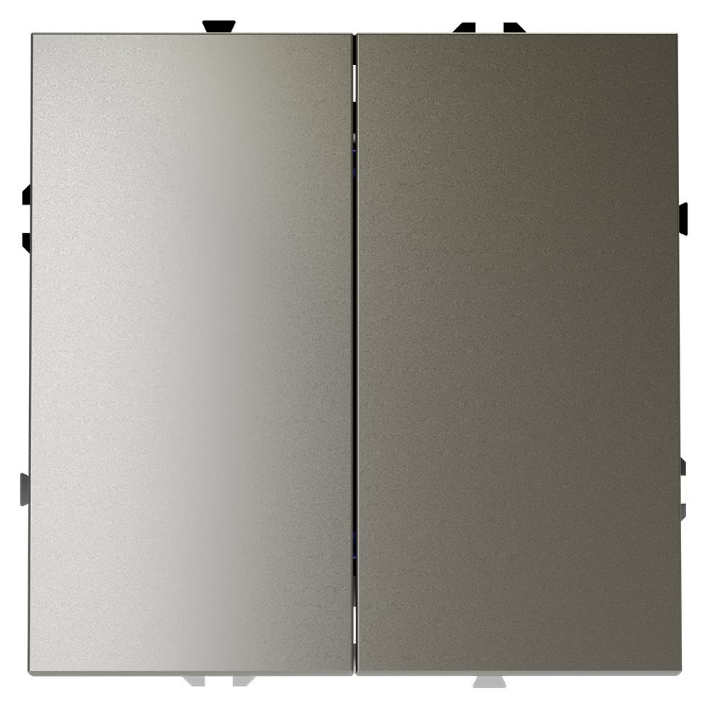 Выключатель двухклавишный Voltum S70 VLS020104