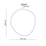 Настенно-потолочный светодиодный светильник Sonex Stone 2039/EL