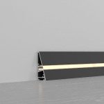 Алюминиевый профиль Arlight PLINTUS-H40-2000 BLACK 052398