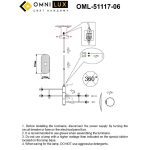 Люстра на штанге Omnilux Margno OML-51117-06