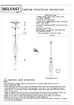 Подвесной светильник Belfast Howard D3312-1 GL CL