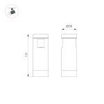 Трековый светильники Arlight ART-APRIORI-SPOT-R40-8W Warm3000 039297