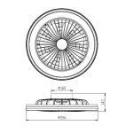 Люстра-вентилятор Mantra Gamer 7861