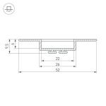 Профиль Arlight KLUS-LOCK-FM-2000 ANOD 019185