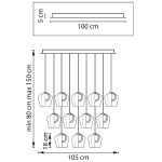 Каскадная люстра Lightstar Caramello 796349