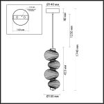 Подвесной светильник Odeon Light L-vision Bruco 5095/17L