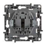 Выключатель двухклавишный Legrand Etika 10A 250V белый 672202