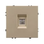 Механизм компьютерной розеткиArlight  SCT-NOBE-MPC1-SFPL-GD (RJ-45, CAT6) 054306