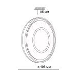 Настенно-потолочный светильник Sonex Stoki 3046/EL