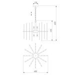 Подвесная люстра Bogates Allure 355/6 Smart