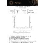 Подвесная люстра Aployt Adilin APL.647.03.12