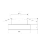 Встраиваемый светильник Elektrostandard 118 MR16 серебро/черный 4690389168949