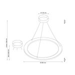 Подвесной светодиодный светильник Lucia Tucci Modena 172.3 LED