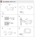 Уличный настенный светильник ST Luce Alceno SL9504.401.01