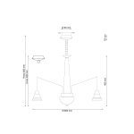 Подвесная люстра Lucia Tucci Natura 066.8 LED