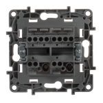 Переключатель двухклавишный Legrand Etika 10A 250V антрацит 672612