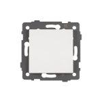 Механизм выключателя одноклавишный непроходной Arlight SWT-MK01-PL-WH-V (250V, 10A) 049867