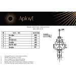 Каскадная люстра Aployt Alessio APL.858.03.31