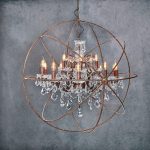 Подвесная люстра LOFT IT Foucaults orb crystal Loft1897/15