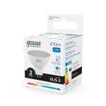 Лампа светодиодная Gauss GU5.3 5.5W 6500K матовая 13536
