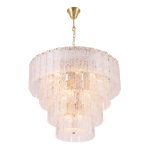 Подвесная люстра Crystal Lux RICARDO SP14 BRASS