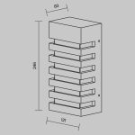 Фасадный светильник Maytoni Remsa O034WL-01B