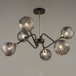 Люстра на штанге Reluce 04898-0.3-06 COFFEE+FGD