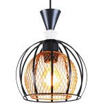 Подвесной светильник Reluce 03061-0.9-03 BK+GOLD