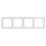Рамка четырехместная Arlight FRM-GLARE-GS-4-WH 043802
