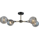 Люстра на штанге Illumico IL0253-4CSQ-79 BK AB