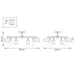 Люстра на штанге Lightstar Rullo LR728374864 (571728+214437-4+214486-4)