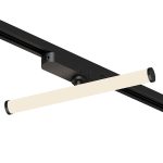 Трековый однофазный светильник Denkirs Strom DK6438-BK