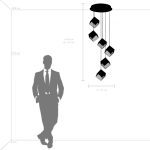 Каскадная люстра Lightstar Qubica 805569