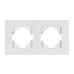 Рамка на 2 поста пластиковая Arlight FRM-PERIO-PL-2-WH 049750