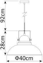 Подвесной светильник Arte Lamp Martin A5213SP-1BR
