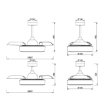 Люстра-вентилятор Mantra Coin 8219