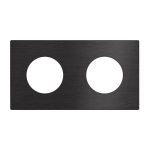 Рамка 2-местная алюминиевая Arlight FRM-PRESTO-ALR-2-BK 043875